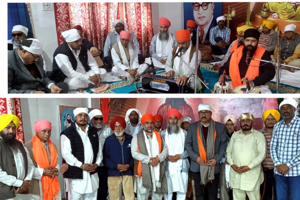 Gurmat and Sant Samagam was organized dedicated to the birthday of Shri Guru Ravidas Maharaj Ji